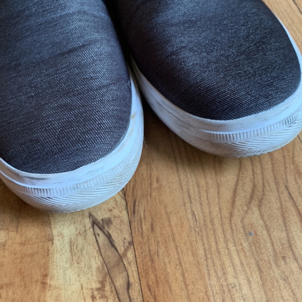 Lacoste men’s size 42 EU black slip on sneakers vegan canvas shoes comfy VGUC - Picture 13 of 13